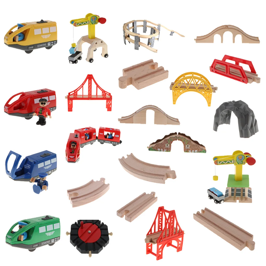 Compatible Wooden Trains Railway Building Set Accessories Bridge Rails Locomotive, etc Kids Educational Toy
Compatible Wooden Trains Railway Building Set Accessories Bridge Rails Locomotive, etc Kids Educational Toy