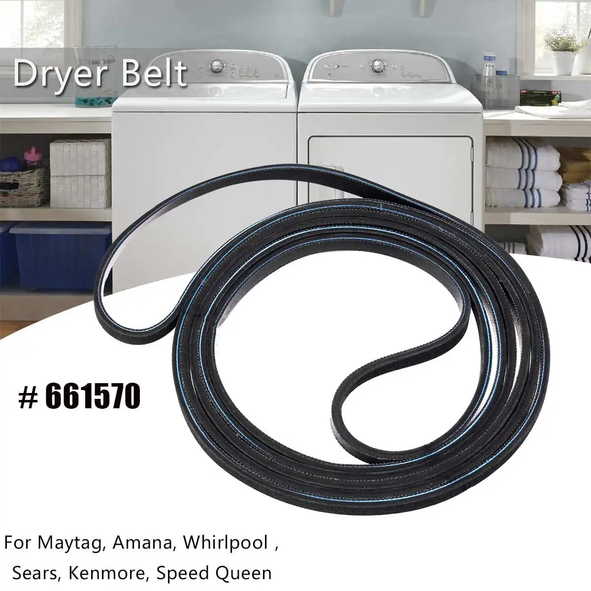Сушилка ремень для барабана Whirlpool Sears Kenmore майтаг Амана 661570 3387610 AP2911808 PS382430 230 см * 0 6
