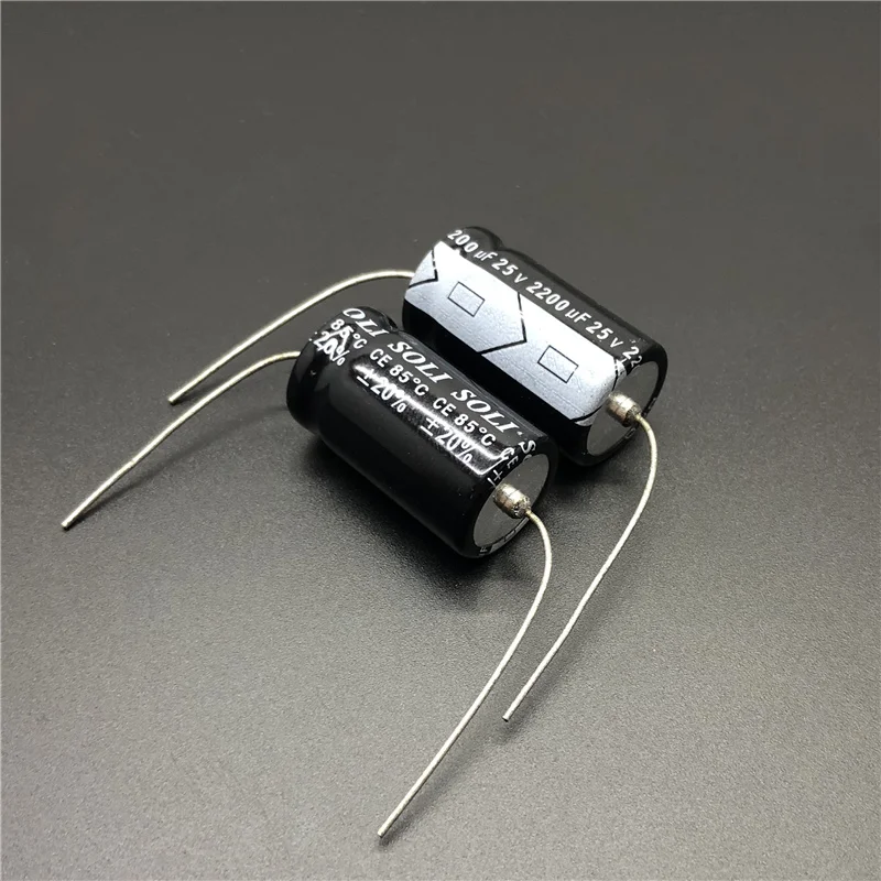 5Pcs/50Pcs 2200uF 25V SOLI 16x27mm 25V2200uF Axial Aluminum Electrolytic Capacitor
5Pcs/50Pcs 2200uF 25V SOLI 16x27mm 25V2200uF Axial Aluminum Electrolytic Capacitor