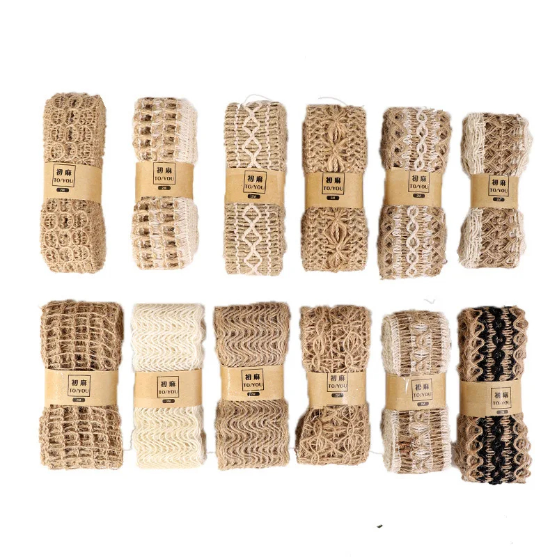 Sale 2M/Roll Wedding Natural Festival Decoration Gift Warrping DIY Jute Burlap Ribbon Party Crafts Festival Supplies
Sale 2M/Roll Wedding Natural Festival Decoration Gift Warrping DIY Jute Burlap Ribbon Party Crafts Festival Supplies