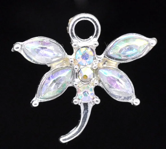 DoreenBeads 10 AB Цвет Стразы Подвески в форме стрекозы 20x19 мм (B11920) yiwu | Украшения и