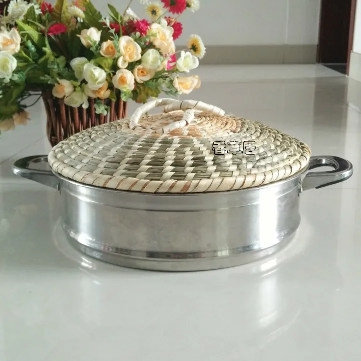 Handemade low straw grass frying pan steamer lid non glass stainless steel wood iron pot rice cooker general pot cover 23-72cm
Handemade low straw grass frying pan steamer lid non glass stainless steel wood iron pot rice cooker general pot cover 23-72cm