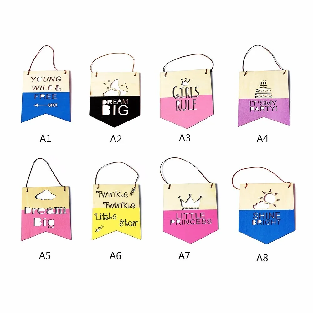 INS Nordic Style Wooden Slogan Banner Home Decor Garland Ornaments For Kids Room Decoration Wall Hanging Banner Ornament Decor 
INS Nordic Style Wooden Slogan Banner Home Decor Garland Ornaments For Kids Room Decoration Wall Hanging Banner Ornament Decor