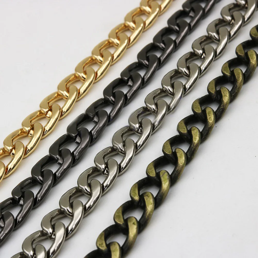 100/110/120cm Aluminum Metal DIY Replacement Shoulder Bag Strap Chain Gold D Buckle Bag Handles Accessories For Bag Correa Bolso
100/110/120cm Aluminum Metal DIY Replacement Shoulder Bag Strap Chain Gold D Buckle Bag Handles Accessories For Bag Correa Bolso