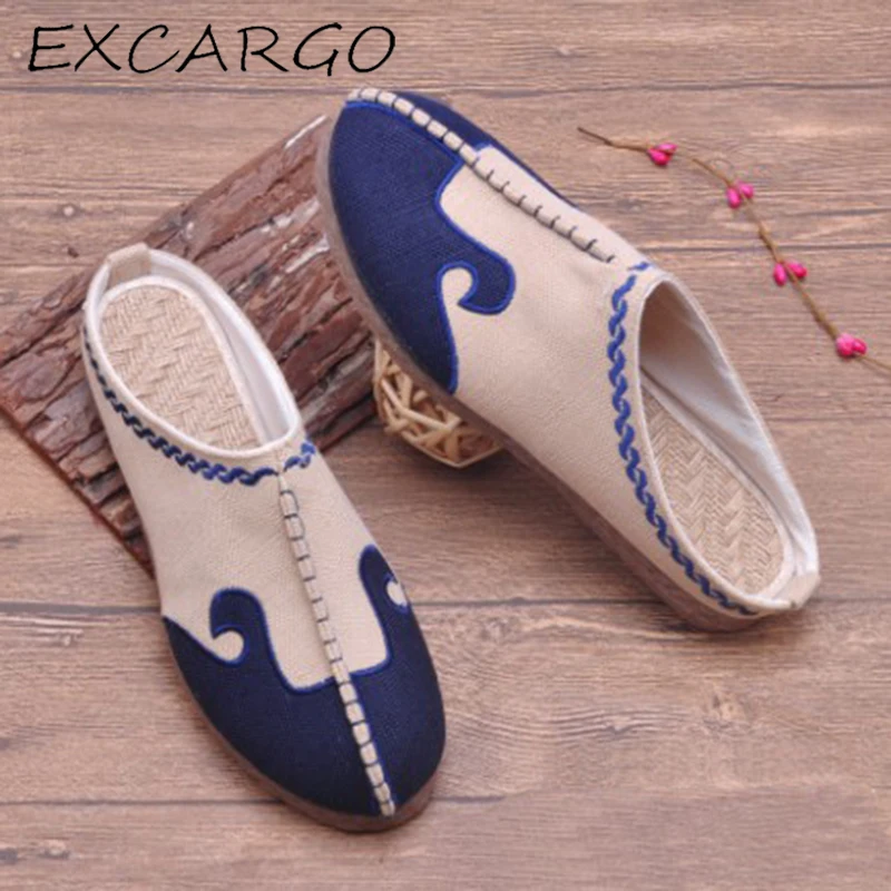EXCARGO Slides Flat linen Shoes For Men Casual Adult 2019 Fashion Sale Summer Men Shoes Slippers Canvas Breathable Mules Shoes
EXCARGO Slides Flat linen Shoes For Men Casual Adult 2019 Fashion Sale Summer Men Shoes Slippers Canvas Breathable Mules Shoes