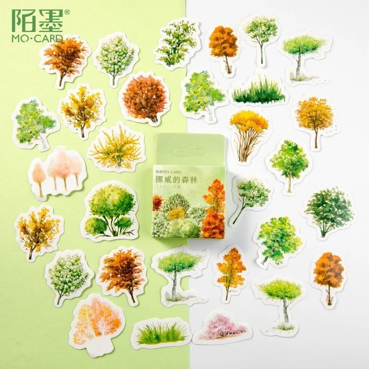 46PCS/box Lovely Norwegian Forests Paper Lable Sealing Stickers Crafts Scrapbooking Decorative Lifelog DIY Stationery Sticker
46PCS/box Lovely Norwegian Forests Paper Lable Sealing Stickers Crafts Scrapbooking Decorative Lifelog DIY Stationery Sticker