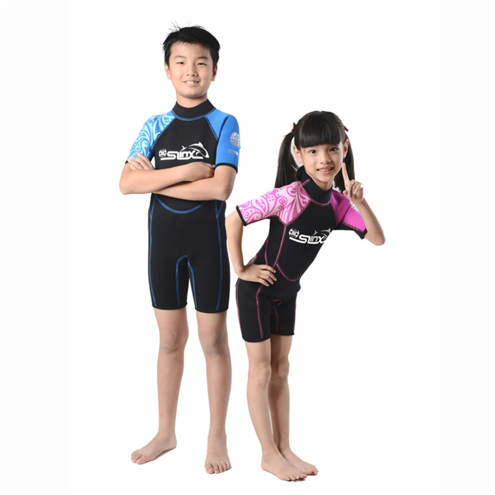 Kids Diving Suits 2MM Neoprene Wetsuit Boys Girls Zipper Canoeing Swimming Snorkeling Kayaking Swimsuits
Kids Diving Suits 2MM Neoprene Wetsuit Boys Girls Zipper Canoeing Swimming Snorkeling Kayaking Swimsuits
