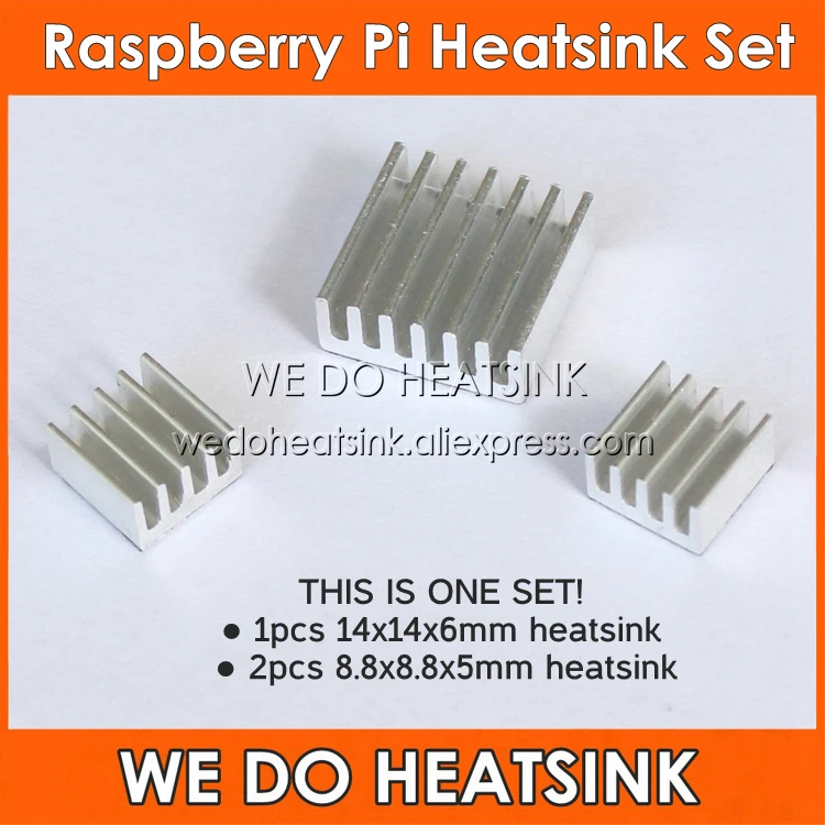 100set(300pcs) White Aluminum Heatsink Heat sink Heatsinks Cooling Kit Raspberry Pi Cooler
100set(300pcs) White Aluminum Heatsink Heat sink Heatsinks Cooling Kit Raspberry Pi Cooler