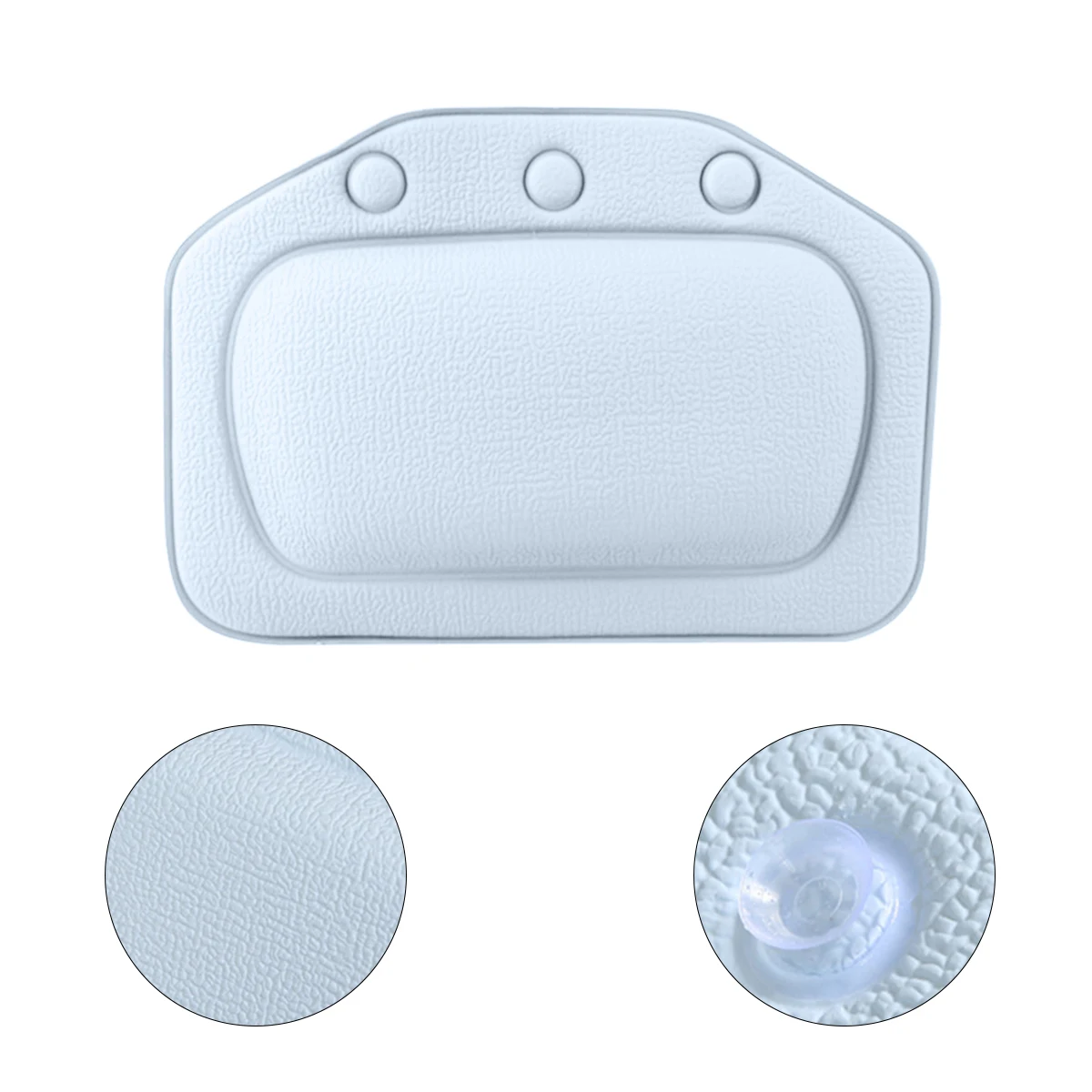 1PC Bath Pillow Cushioned Spongy Relaxing Bathtub Cushion With 3 Suction Cups PVC Neck Bathtub Cushion Bathtub Accessories
1PC Bath Pillow Cushioned Spongy Relaxing Bathtub Cushion With 3 Suction Cups PVC Neck Bathtub Cushion Bathtub Accessories