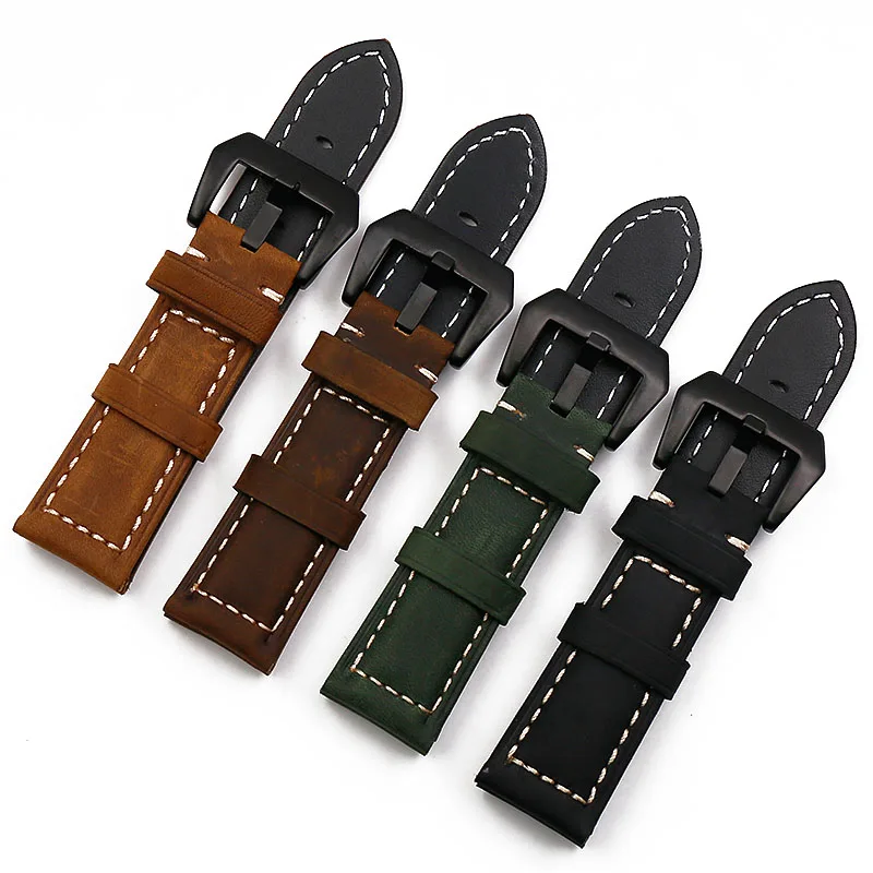 Leather strap men's watch accessories pin buckle belt for Panerai leather strap 20mm22mm24mm26mm sports waterproof strap women
Leather strap men's watch accessories pin buckle belt for Panerai leather strap 20mm22mm24mm26mm sports waterproof strap women
