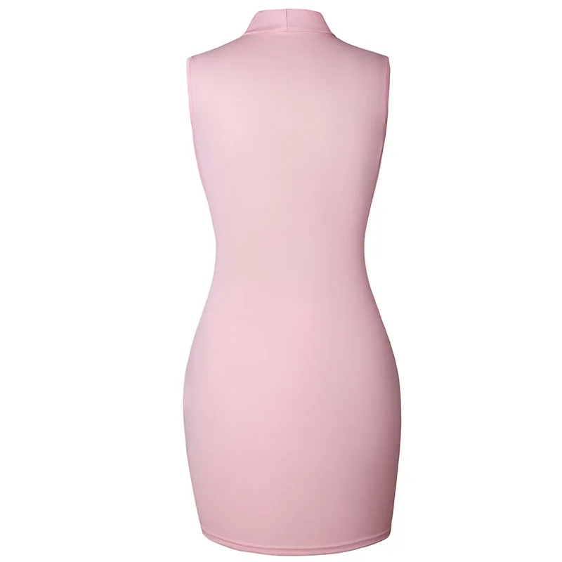 New Women V Neck Bodycon Mini Dress Sleeveless Summer Party Cocktail Short Dress
New Women V Neck Bodycon Mini Dress Sleeveless Summer Party Cocktail Short Dress
