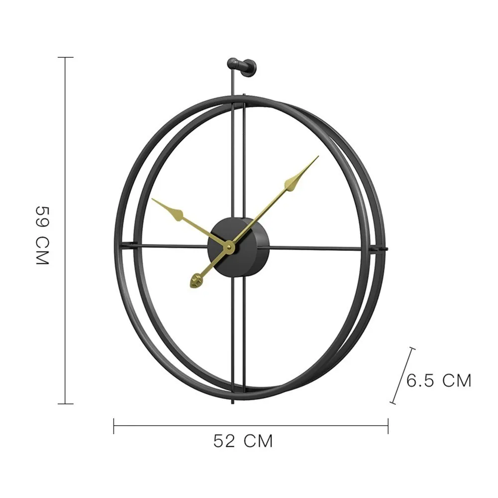 59cm Nordic style Vintage metal Wall Clock 3D Art Home Decoration Antique Clock creative Brief Iron Wall Hanging clocks CW225
59cm Nordic style Vintage metal Wall Clock 3D Art Home Decoration Antique Clock creative Brief Iron Wall Hanging clocks CW225