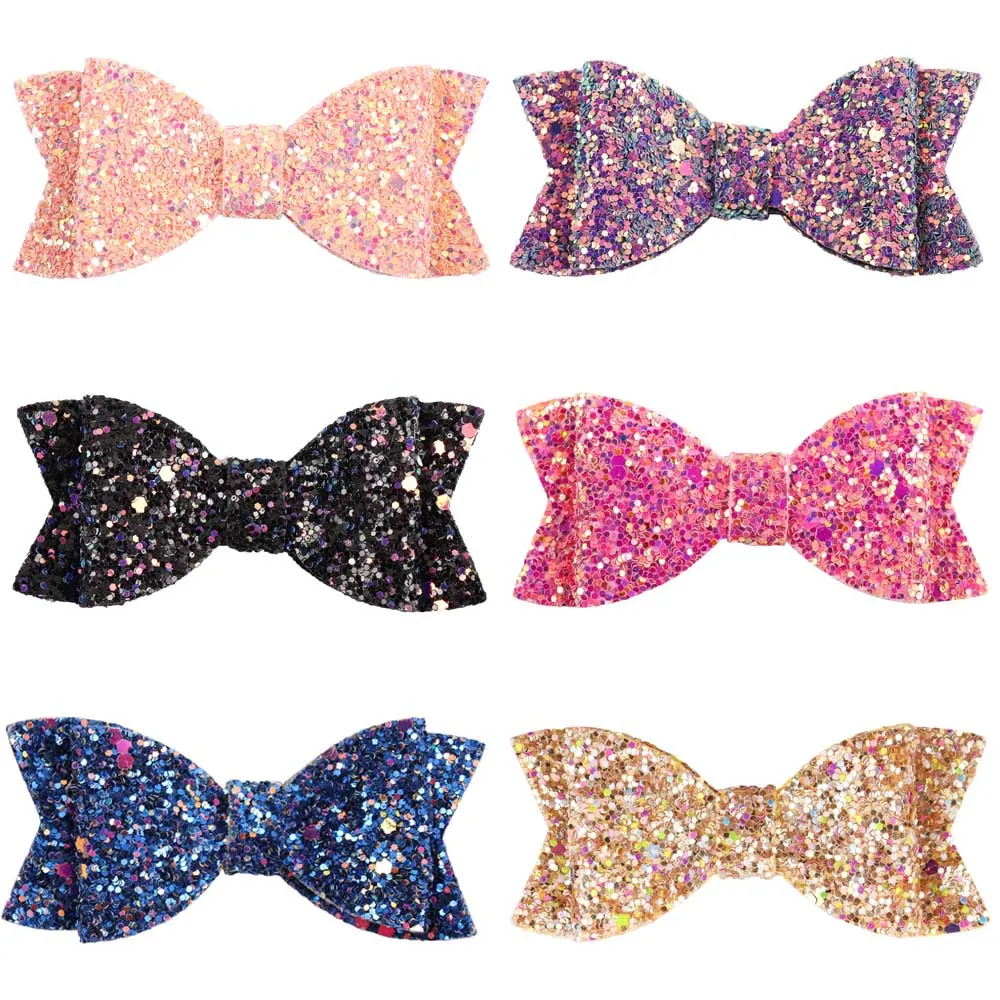 ncmama 2Pcs/lot Glitter Hair Bows Clips for Girls Princess Hairgrips Hairpins Handmade Boutique Kids Headwear Hair Accessories
ncmama 2Pcs/lot Glitter Hair Bows Clips for Girls Princess Hairgrips Hairpins Handmade Boutique Kids Headwear Hair Accessories