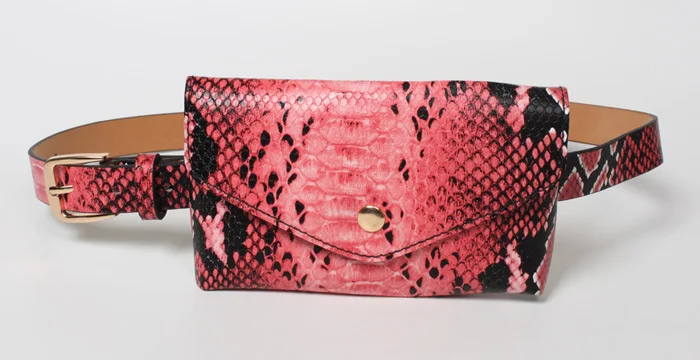 Women Waist Pack Serpentine Fanny Pack Pu Leahter Waist Bag Famal Fashion Snake Skin Waist Belt High quality Female Purse
Women Waist Pack Serpentine Fanny Pack Pu Leahter Waist Bag Famal Fashion Snake Skin Waist Belt High quality Female Purse
