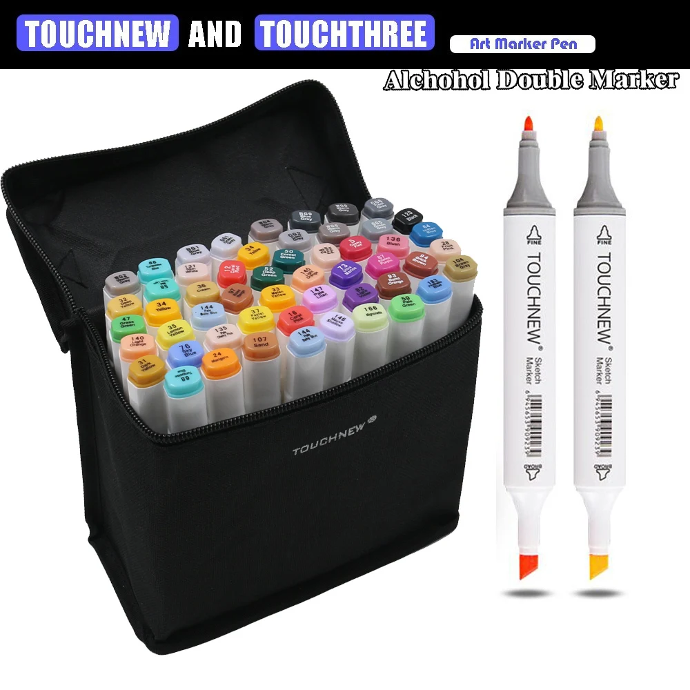 TOUCHNEW Copic Знаки 30/40/60/80 Цвета комплект анимация Рисование манга школа рисования
