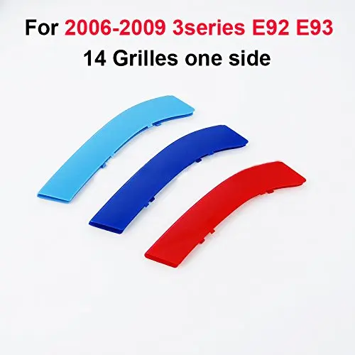 For BMW E92 E93 2006 2007 2008 2009 14 Grilles 3D Front Grill Trim Strip grille Cover Stickers Car Styling Auto Accessories
For BMW E92 E93 2006 2007 2008 2009 14 Grilles 3D Front Grill Trim Strip grille Cover Stickers Car Styling Auto Accessories
