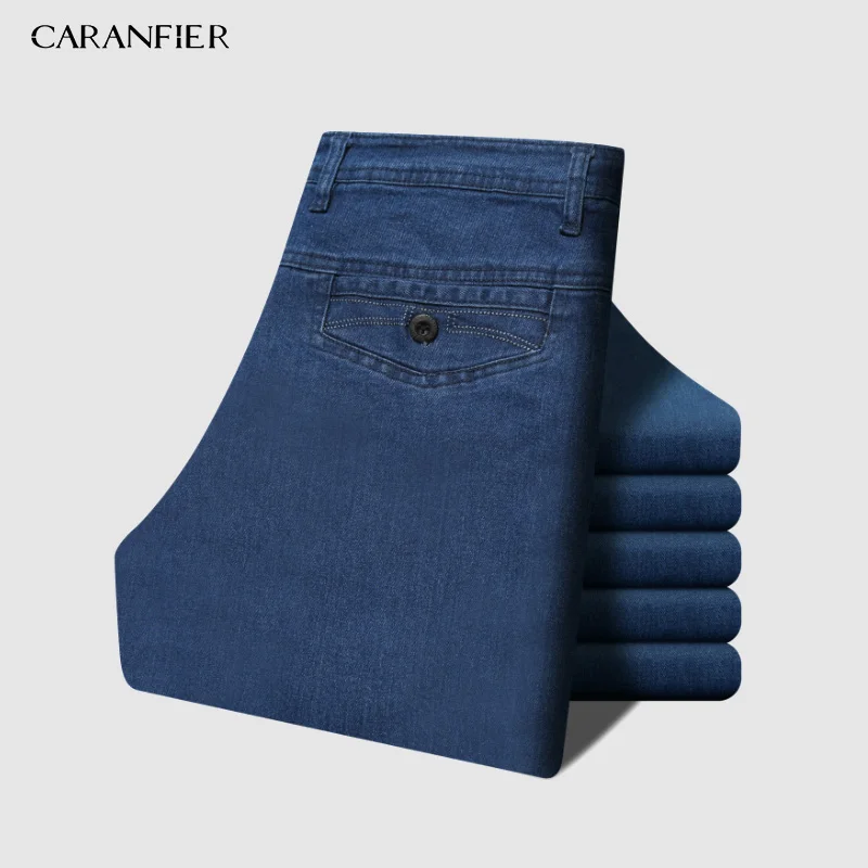 Новинка 2019, мужские классические джинсы CARANFIER, Эластичные Обтягивающие однотонные джинсы, мужские черные, синие облегающие брюки, брендовая...
Новинка 2019, мужские классические джинсы CARANFIER, Эластичные Обтягивающие однотонные джинсы, мужские черные, синие облегающие брюки, брендовая...