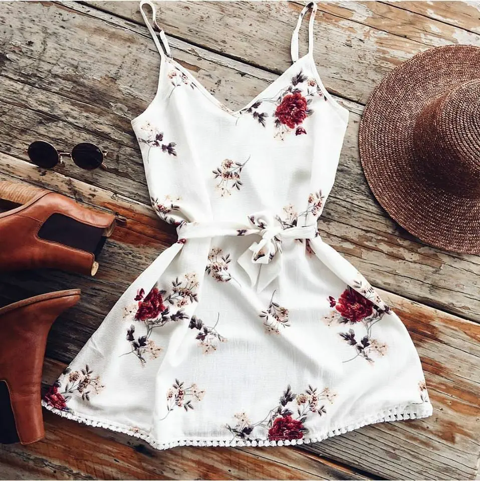 Hirigin Women Summer Boho Short Mini Dress Evening Cocktail Party Beach Dresses Sundress
Hirigin Women Summer Boho Short Mini Dress Evening Cocktail Party Beach Dresses Sundress