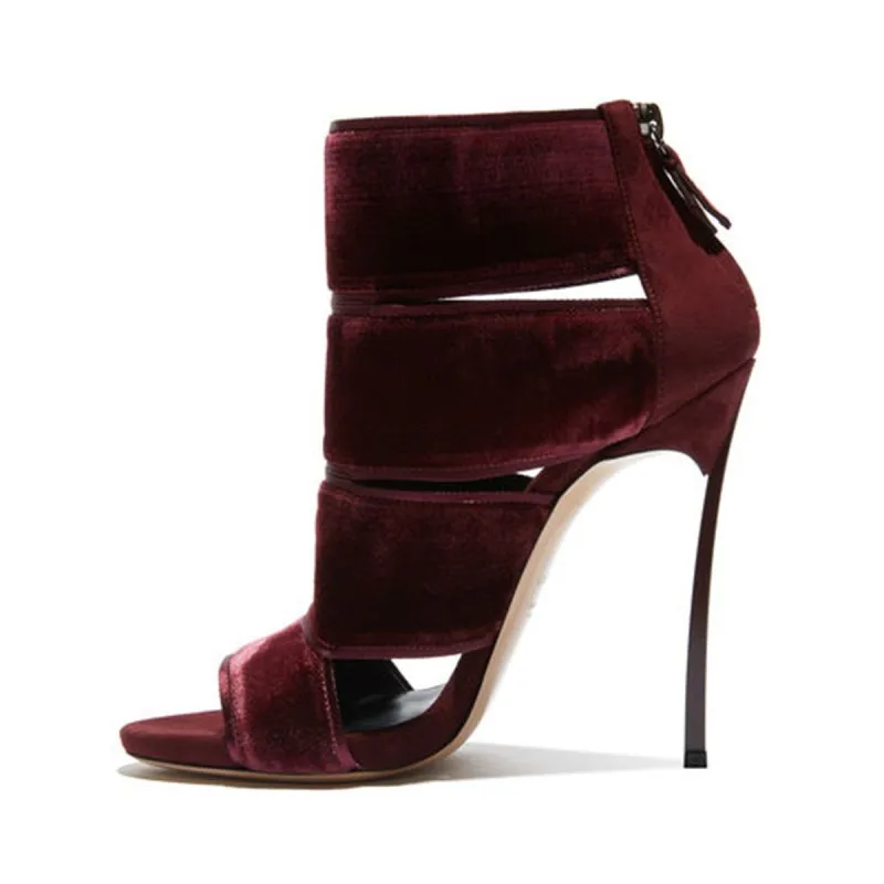 2019 summer fashion women's shoes open toe zipper cool boots comfortable breathable wine red simple wild women's shoes
2019 summer fashion women's shoes open toe zipper cool boots comfortable breathable wine red simple wild women's shoes