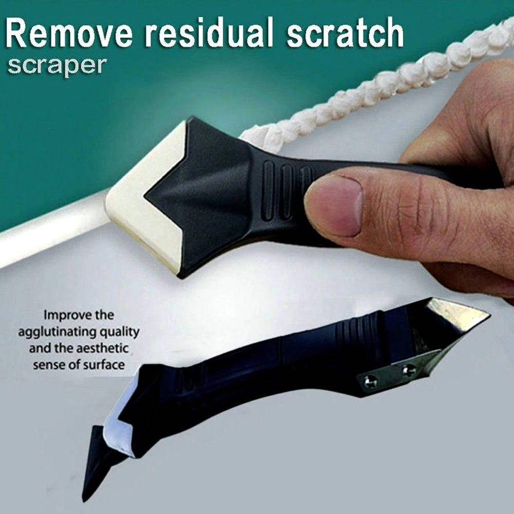 3 in1 Squeegees Silicone Sealant Remover Tool Kit Set Useful Door Window Cleaning Tools Scraper Caulking Mould Removal Best Sale
3 in1 Squeegees Silicone Sealant Remover Tool Kit Set Useful Door Window Cleaning Tools Scraper Caulking Mould Removal Best Sale