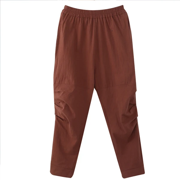 New Women's Pants 2019 Women Spring Summer Vintage Elastic Waist Harem Pants Casual Loose Cotton Linen Trousers
New Women's Pants 2019 Women Spring Summer Vintage Elastic Waist Harem Pants Casual Loose Cotton Linen Trousers