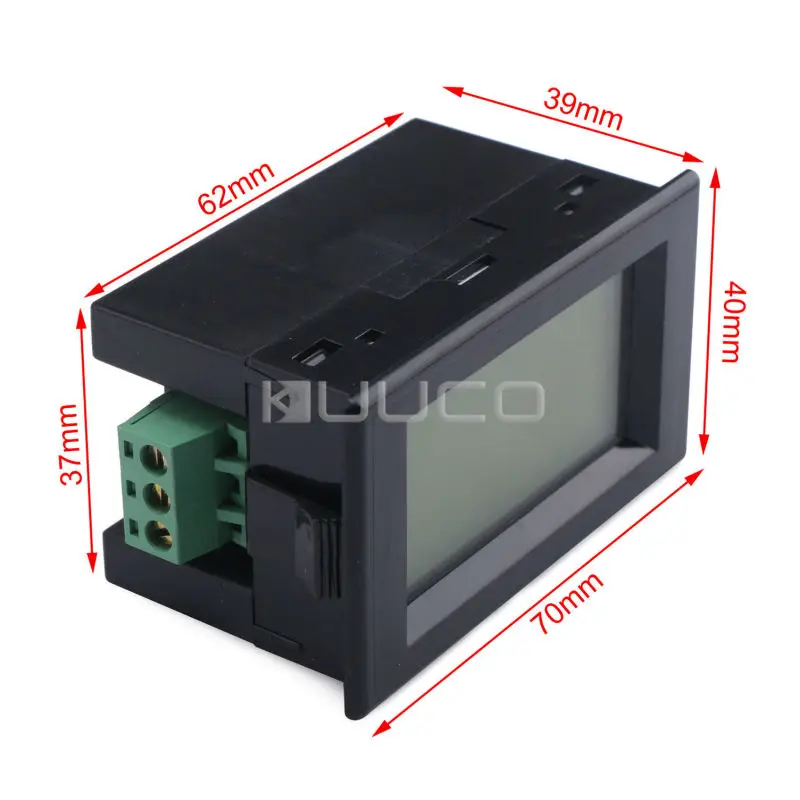 5 PCS/LOT Digital Voltmeter Ammeter DC 0~200V/20A Lcd Display Panel Meter DC 12V 24V Voltage Current Meter/Tester/2in1 Monitor
5 PCS/LOT Digital Voltmeter Ammeter DC 0~200V/20A Lcd Display Panel Meter DC 12V 24V Voltage Current Meter/Tester/2in1 Monitor
