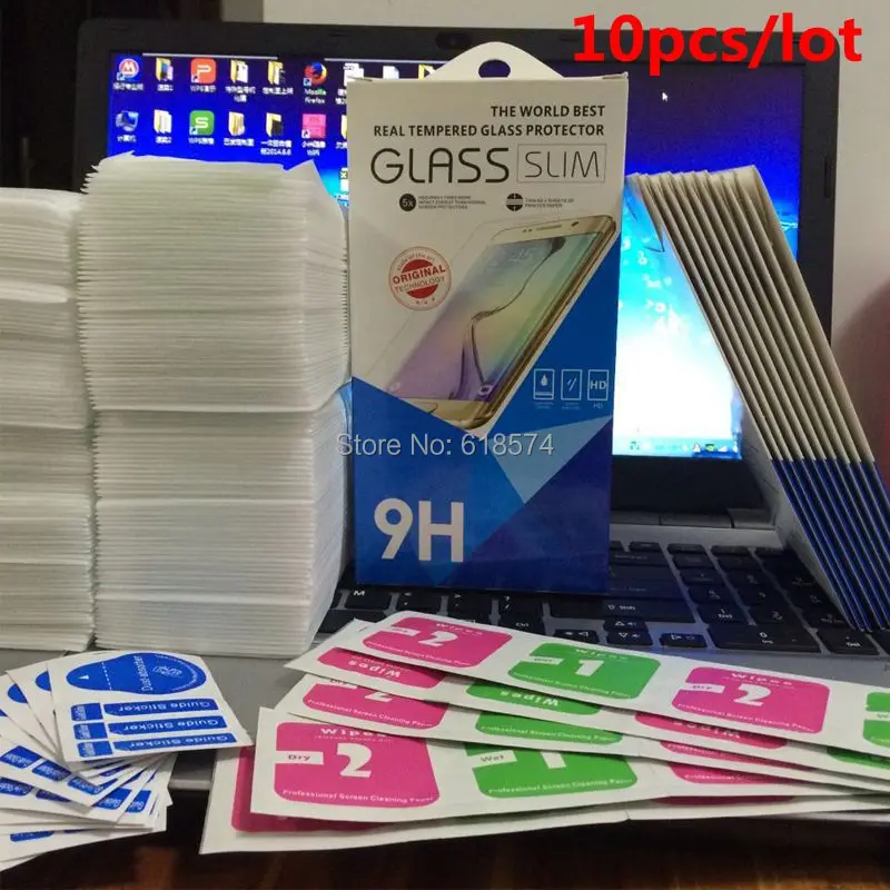 10pcs/lot Tempered Glass Original 9H High Quality Explosion-proof Protective Film Screen Protector for Huawei Y6 2019 | Мобильные