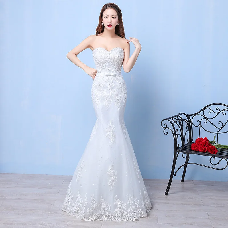 Mingli Tengda Bride Luxury Lace Wedding Gowns Dresses Beaded Mermaid Bride Dress Appliques Sexy Boat Neck Vestidos De Novia
Mingli Tengda Bride Luxury Lace Wedding Gowns Dresses Beaded Mermaid Bride Dress Appliques Sexy Boat Neck Vestidos De Novia