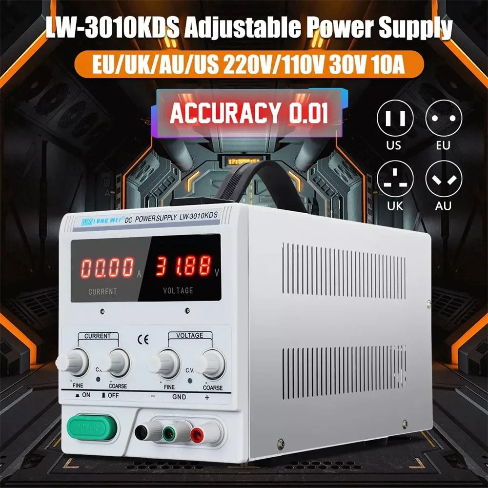 LONG WEI LW-3010KDS Регулируемый цифровой Дисплей DC Питание 110V/220V для детей на возраст от 0