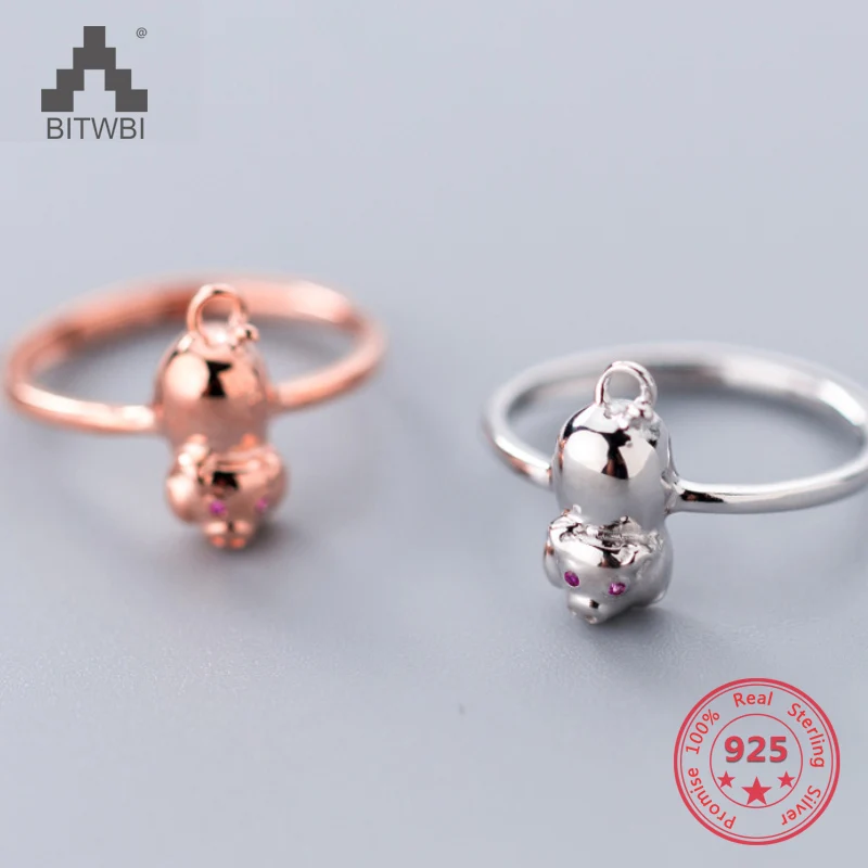 Delicate Wholesale Japan Korea Style 925 Sterling Silver Fashion Cute Little Pig Rose Gold Open Ring Women Jewelry
Delicate Wholesale Japan Korea Style 925 Sterling Silver Fashion Cute Little Pig Rose Gold Open Ring Women Jewelry