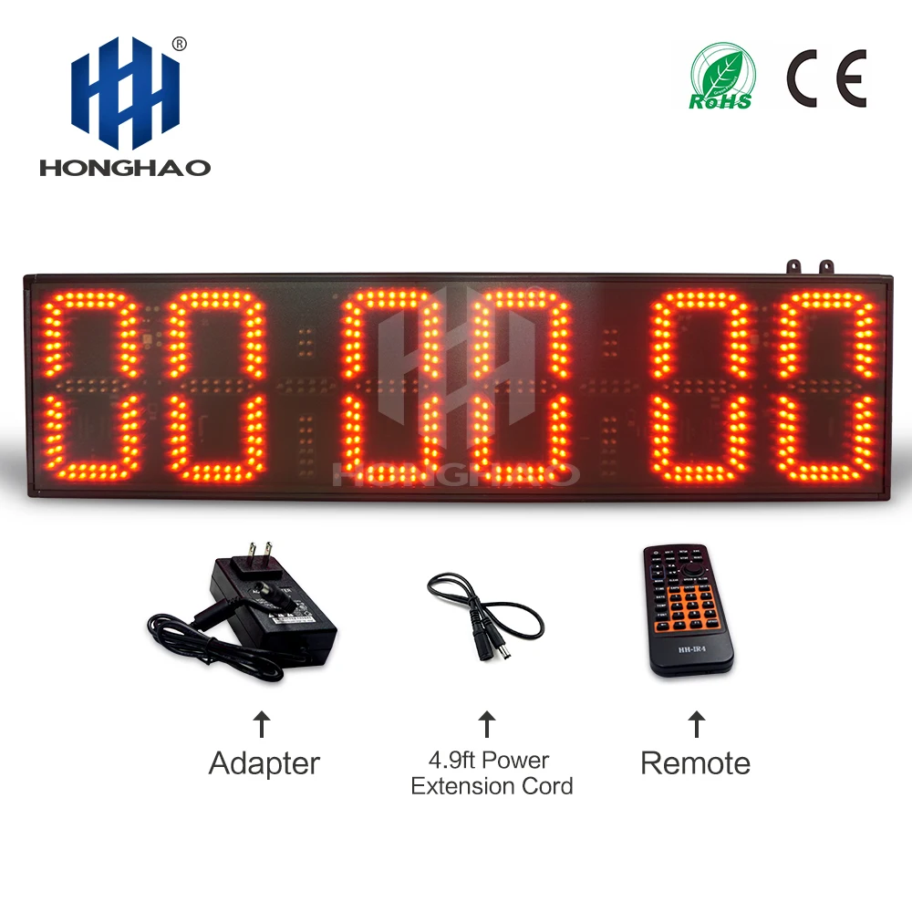 alibaba express 8 inch 6 digits semi-outdoor led large digital led wall clock display
alibaba express 8 inch 6 digits semi-outdoor led large digital led wall clock display