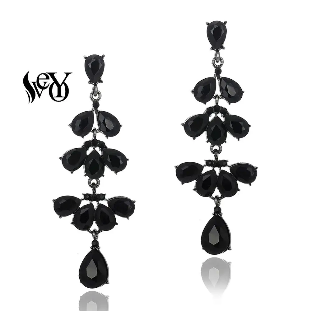 VEYO Trendy Long Drop Crystal Earrings for Women 3 Color Fashion Jewellery Gift New
VEYO Trendy Long Drop Crystal Earrings for Women 3 Color Fashion Jewellery Gift New
