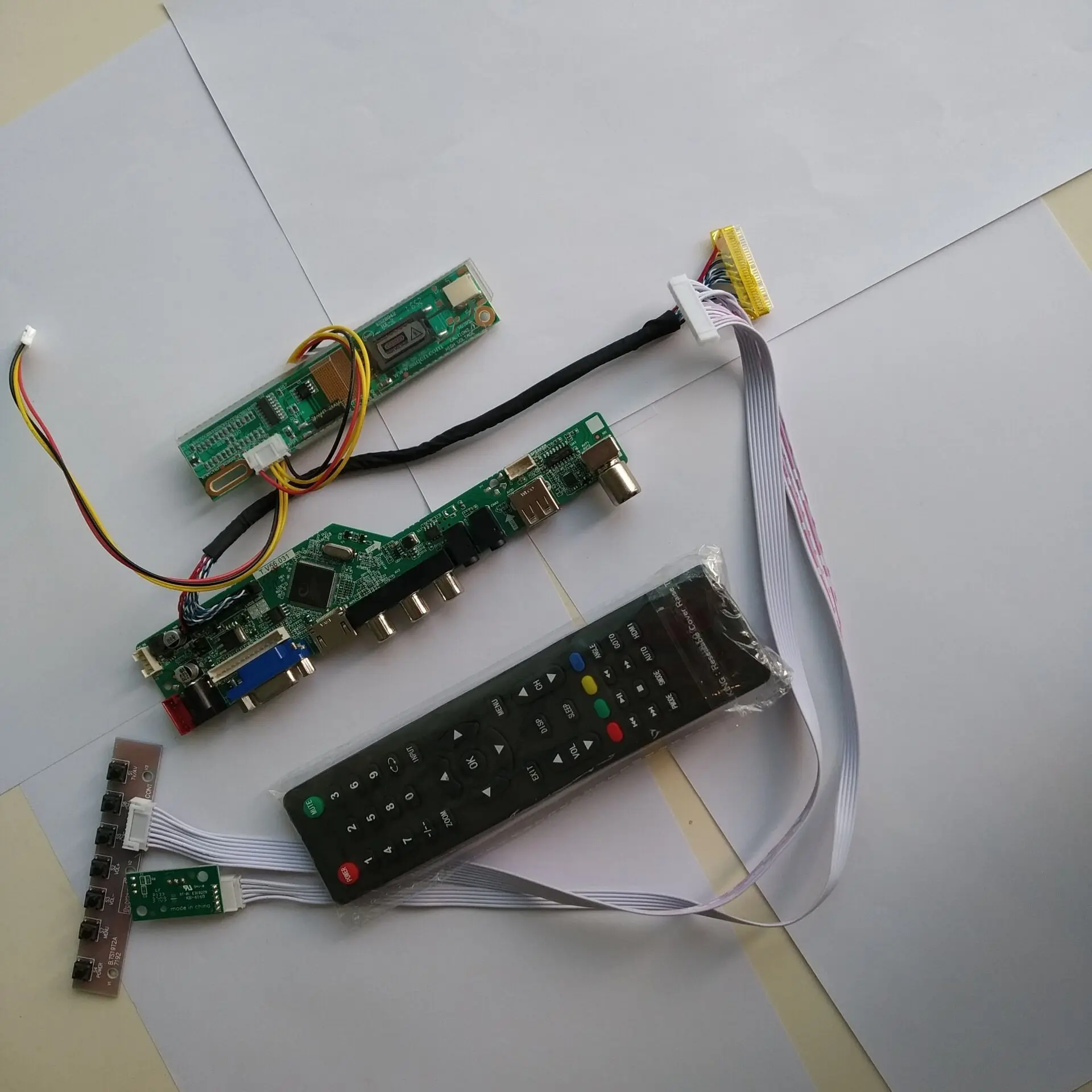TV HDMI USB VGA AV LCD LED AUDIO 1 CCFL lamps Controller kit diy Board For B154EW02 V1 1280*800 panel screen
TV HDMI USB VGA AV LCD LED AUDIO 1 CCFL lamps Controller kit diy Board For B154EW02 V1 1280*800 panel screen