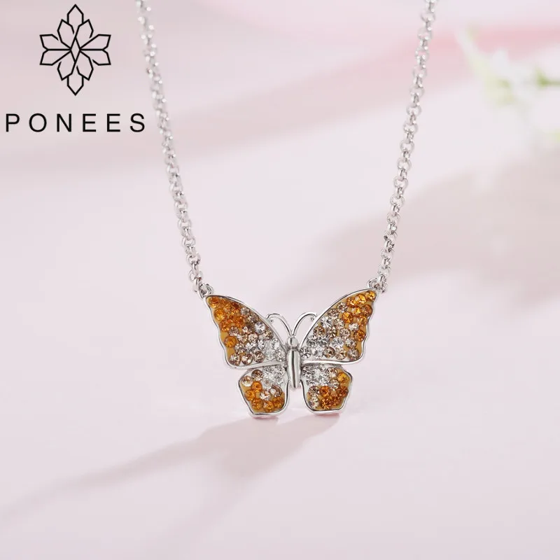 PONEES Top Design Big Butterfly Necklaces Pendants For Women Girls Gifts Fashion Necklace Butterfly Animal Jewelry
PONEES Top Design Big Butterfly Necklaces Pendants For Women Girls Gifts Fashion Necklace Butterfly Animal Jewelry
