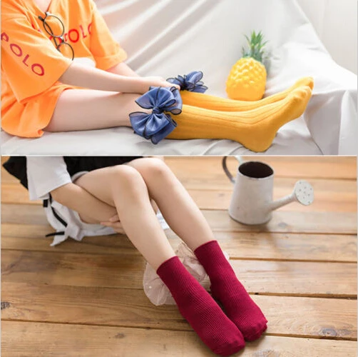 Fashion Baby Girl Bow Knot Stocking Pure Cotton Knee High Princess Cute Warmer Autumn Winter Toddler Long Tube Warm Stockings
Fashion Baby Girl Bow Knot Stocking Pure Cotton Knee High Princess Cute Warmer Autumn Winter Toddler Long Tube Warm Stockings
