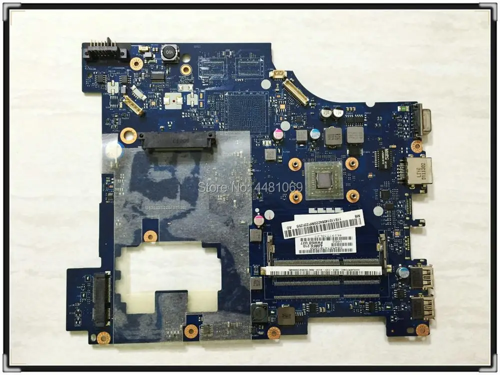 LA 6757P для Lenovo G575 ноутбук PAWGD материнская плата ноутбука CPU + 1 слот DDR3 полностью