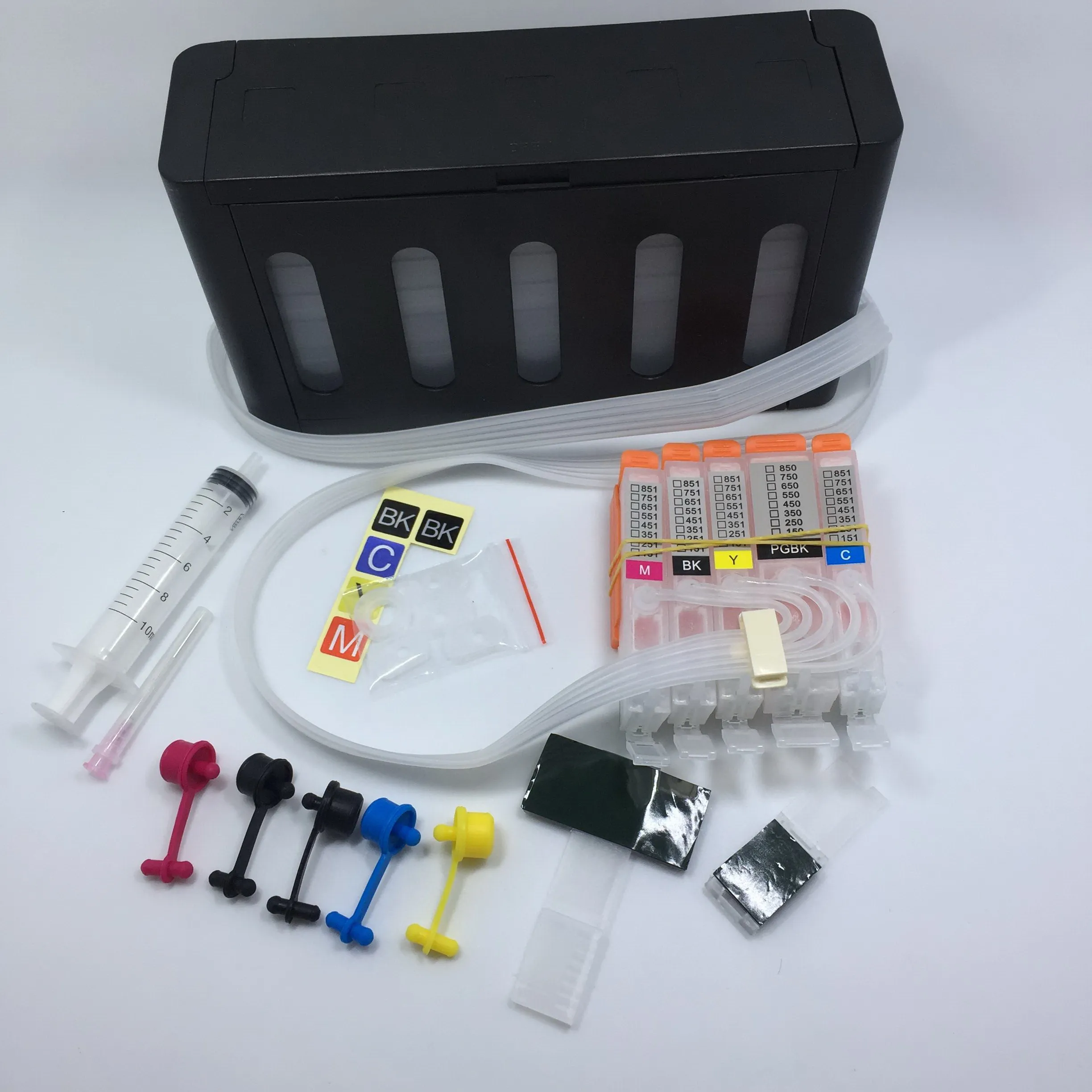 YOTAT 5Color CISS ink cartridge PGI-550 CLI-551 for Canon PIXMA IP7250 MG6350 MG5450 MX925 MX725 MG7150 MG6450 MG5550 MG5650
YOTAT 5Color CISS ink cartridge PGI-550 CLI-551 for Canon PIXMA IP7250 MG6350 MG5450 MX925 MX725 MG7150 MG6450 MG5550 MG5650