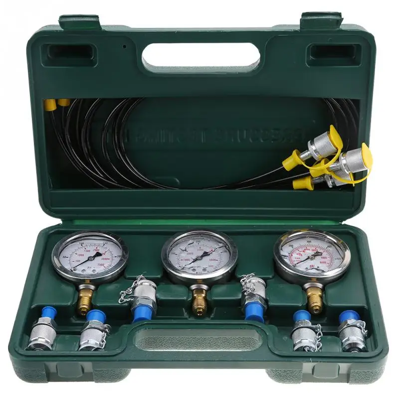 1 Set Portable Excavator Hydraulic Pressure Test Kit with Testing Point Coupling and Gauge Portable Hydraulic pressure guage
1 Set Portable Excavator Hydraulic Pressure Test Kit with Testing Point Coupling and Gauge Portable Hydraulic pressure guage