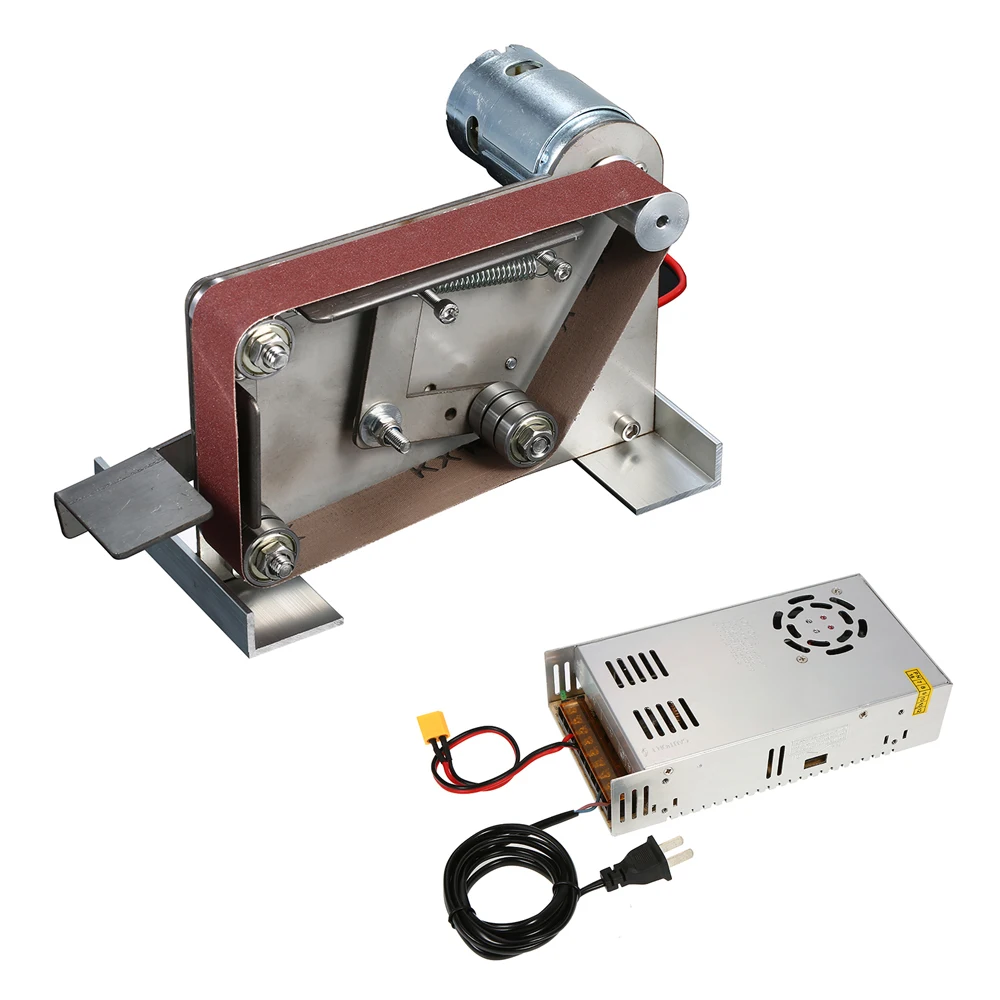 Multifunctional AC 110-240V Grinder Mini Electric Belt Sander DIY Polishing Grinding Machine Cutter Edges Sharpener
Multifunctional AC 110-240V Grinder Mini Electric Belt Sander DIY Polishing Grinding Machine Cutter Edges Sharpener