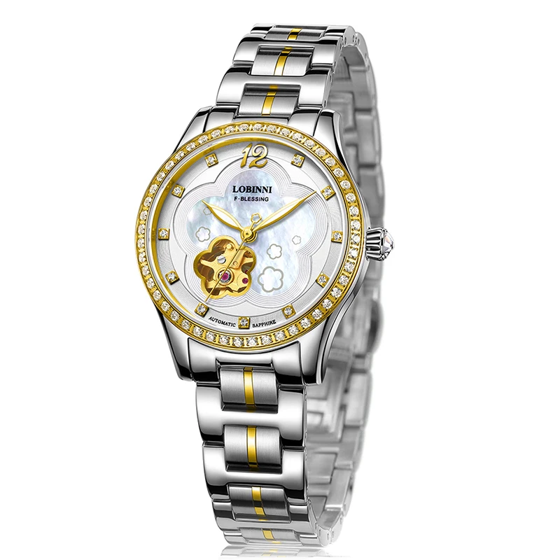 New Switzerland LOBINNI Women Watches Luxury Brand Japan MIYOTA 8N24 Automatic Mechanical Clock Sapphire Ladies Watch L2006L-1
New Switzerland LOBINNI Women Watches Luxury Brand Japan MIYOTA 8N24 Automatic Mechanical Clock Sapphire Ladies Watch L2006L-1