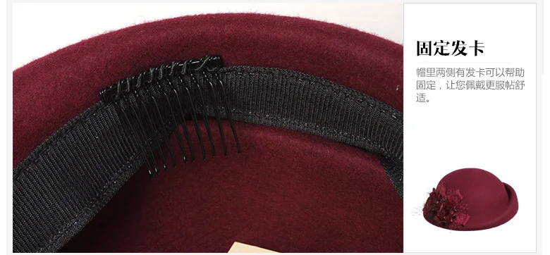 Elegant Female 100% Wool Flower Black Fedora Hat England Style Vintage Winter Women Felt French Beret Hats Bone Feminino
Elegant Female 100% Wool Flower Black Fedora Hat England Style Vintage Winter Women Felt French Beret Hats Bone Feminino