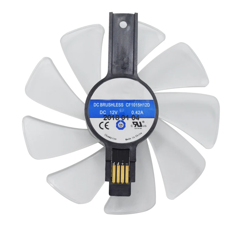 Новый 95 мм CF1015H12D DC 12 В кулер для замены для Sapphire RX590 RX580 RX 590 580 8G D5 Охлаждающие вентиляторы для видеокарты
Новый 95 мм CF1015H12D DC 12 В кулер для замены для Sapphire RX590 RX580 RX 590 580 8G D5 Охлаждающие вентиляторы для видеокарты