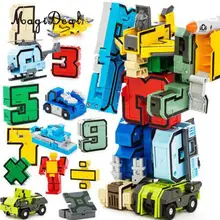 MagiDeal 1 набор номера Броня Команда игрушка робот трансформер для