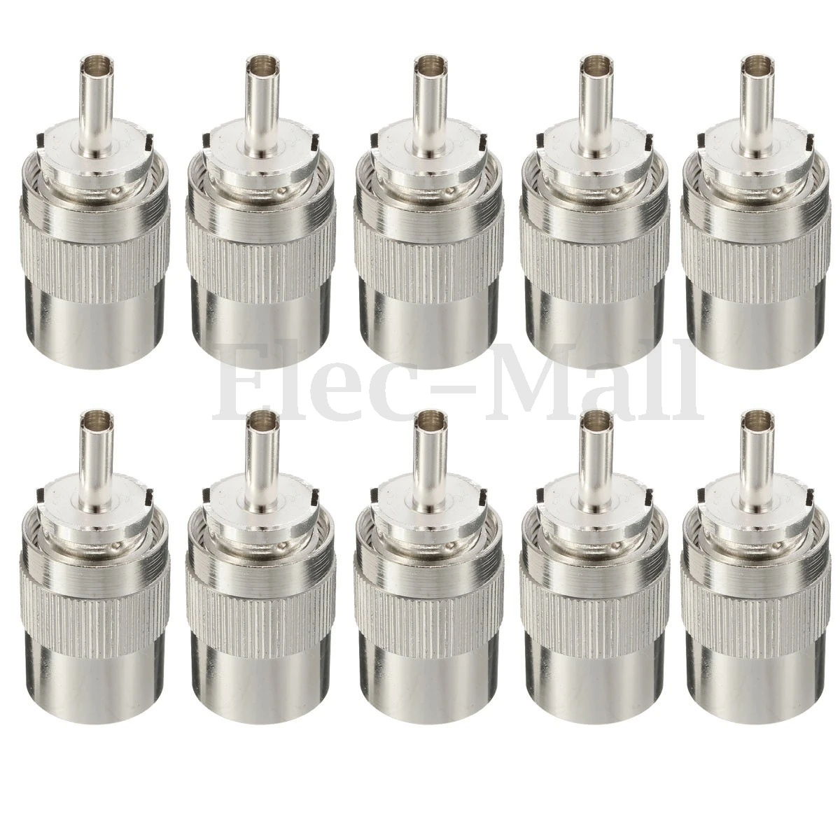 SHGO HOT-10pcs Connector UHF male PL259 plug solder RG8 RG213 LMR400 7D-FB cable silver
SHGO HOT-10pcs Connector UHF male PL259 plug solder RG8 RG213 LMR400 7D-FB cable silver