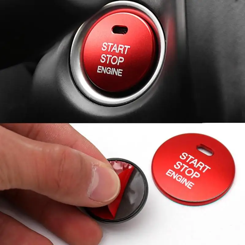 Auto Accessorie Aluminum Car Engine START STOP Button Switch Replace Cover Trim Cap Sticker for Mazda 3 Axela CX-3 CX-4 CX-5
Auto Accessorie Aluminum Car Engine START STOP Button Switch Replace Cover Trim Cap Sticker for Mazda 3 Axela CX-3 CX-4 CX-5