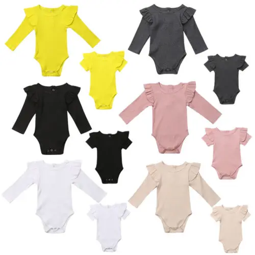 Newborn Baby Girls Cotton Tops Candy Colors Solid Jumpsuit Bodysuit Comfy Outfits Clothes 12 Colour
Newborn Baby Girls Cotton Tops Candy Colors Solid Jumpsuit Bodysuit Comfy Outfits Clothes 12 Colour