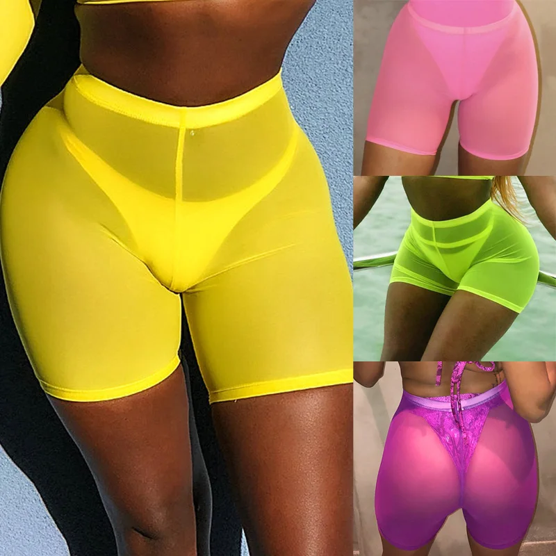 Women Summer Ladies Transparent Casual Mesh Beach Hot Shorts High Waist Women Beach Mesh Cover Up Solid Swimwear
Women Summer Ladies Transparent Casual Mesh Beach Hot Shorts High Waist Women Beach Mesh Cover Up Solid Swimwear
