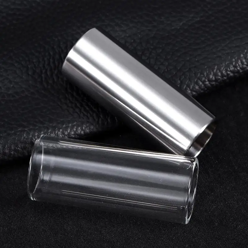2Pcs 60MM Glass Slide And Stainless Steel Slide Medium Bottleneck Slide For Guitar Bass Guitar Accessories Parts
2Pcs 60MM Glass Slide And Stainless Steel Slide Medium Bottleneck Slide For Guitar Bass Guitar Accessories Parts