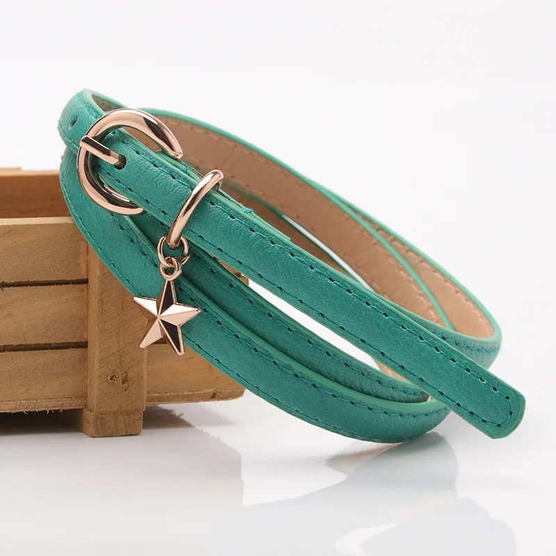 Fashion Women Vintage Accessorie Five-pointed Star Pendant Casual Thin Leisure Leather Belt Designer Brand Luxury Women
Fashion Women Vintage Accessorie Five-pointed Star Pendant Casual Thin Leisure Leather Belt Designer Brand Luxury Women
