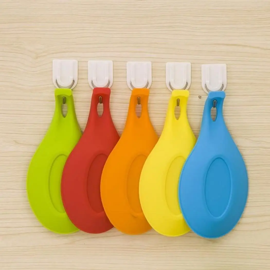 Silicone Spoon Mat Heat Resistant Soup Holder Random Pad 0.04KG Kitchen Tool |